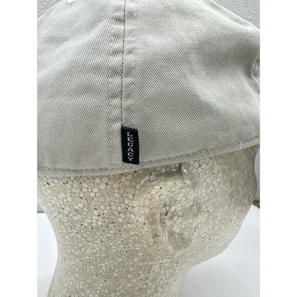 Legacy Unisex Baseball Hat Tan ACNB Blue Embroidered Logo Adjustable - Picture 6 of 11